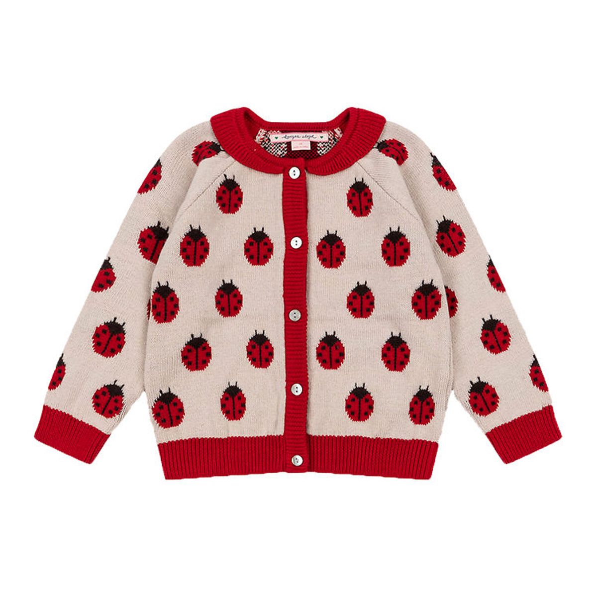 Konges Sløjd Cardigan - Strik - Uld - Belou - Ladybug