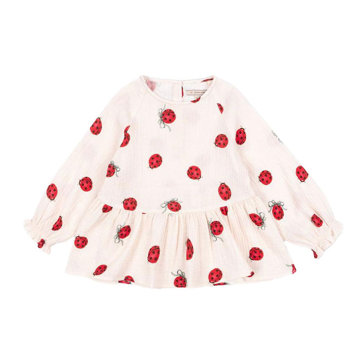 Konges Sløjd Bluse - Coco - Ladybug Bow