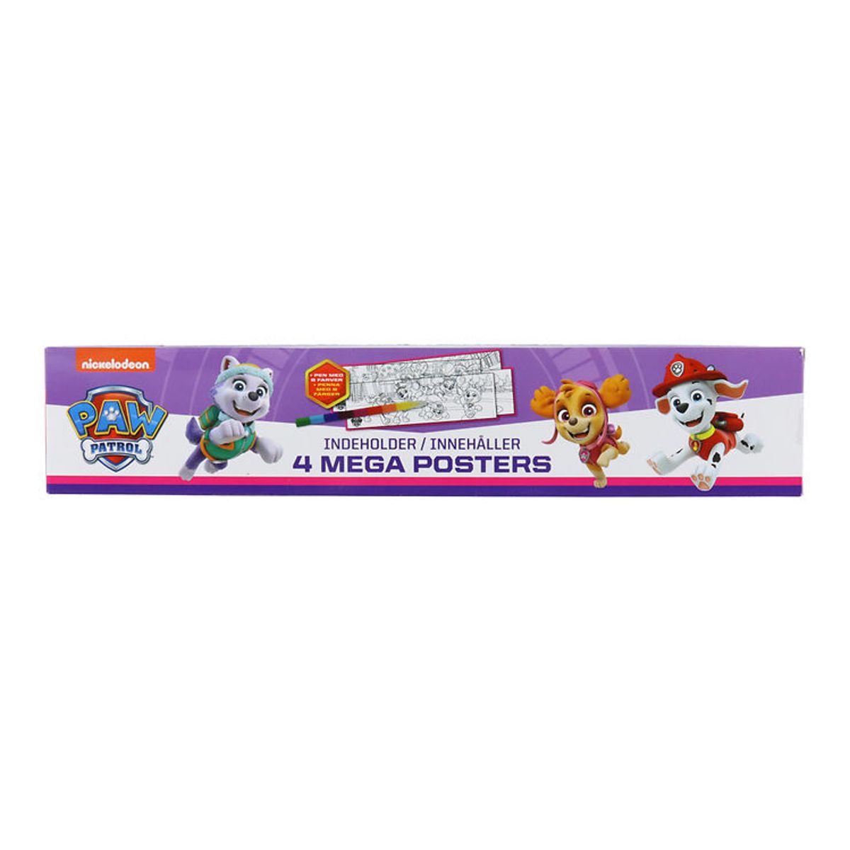 Alvilda Plakater - Paw Patrol Skye Boks m. 4 Plakater