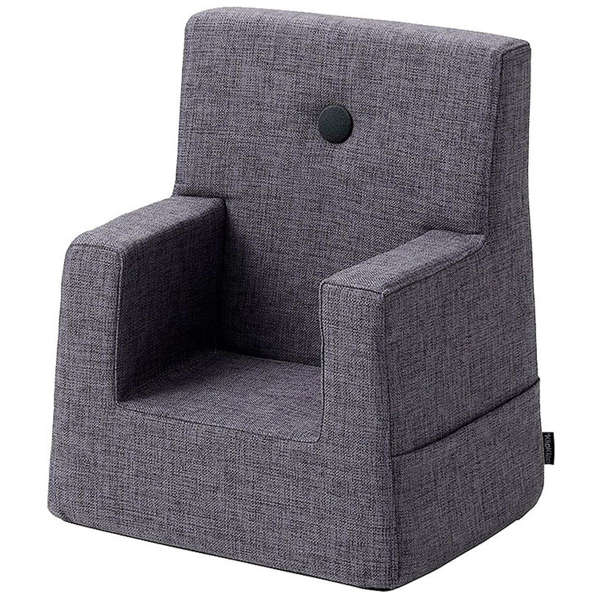 by KlipKlap Lænestol - Kids Chair - Blue Grey w. Grey