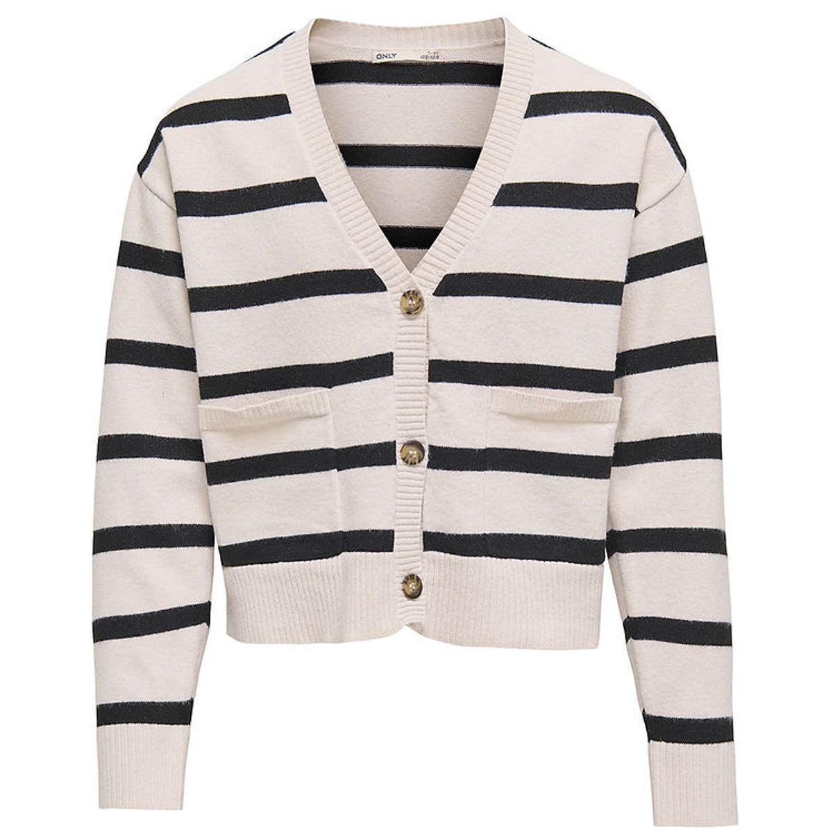 Kids Only Cardigan - Strik - KogAma - Birch/Black