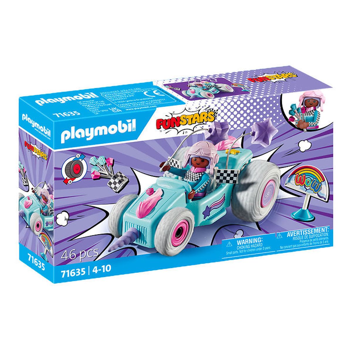 Playmobil Funstars - Racing Enhjørning - 71635 - 46 Dele