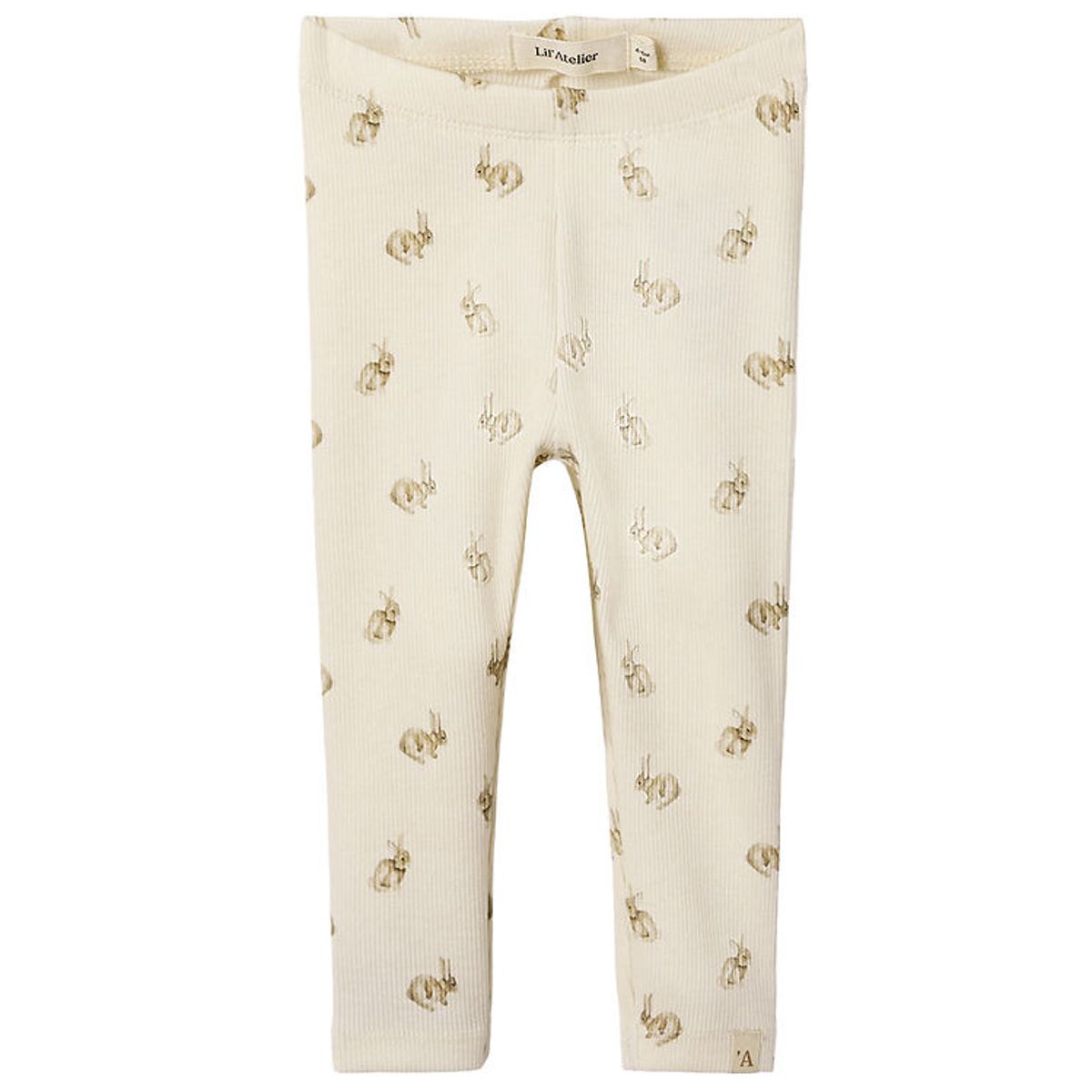 Lil Atelier Leggings - NbnLavo - Turtledove/Rabbit