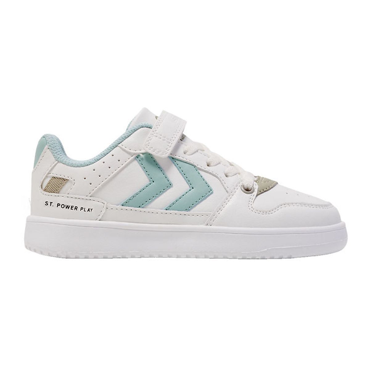 Hummel Sko - ST. Power Play Jr - White/Turquoise