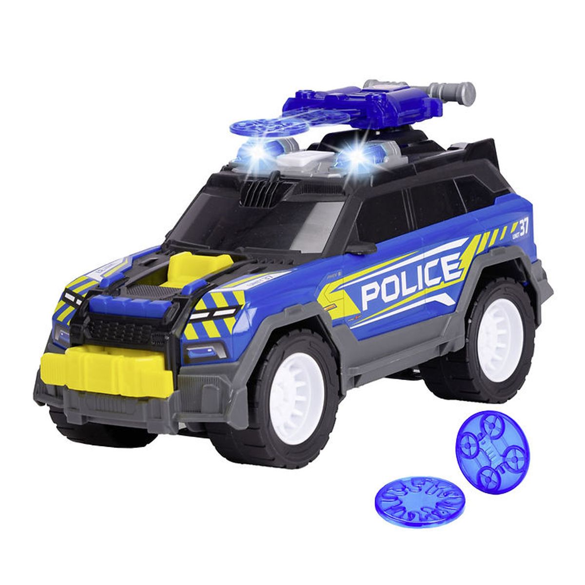 Dickie Toys Bil - Police SUV - Lys/Lyd