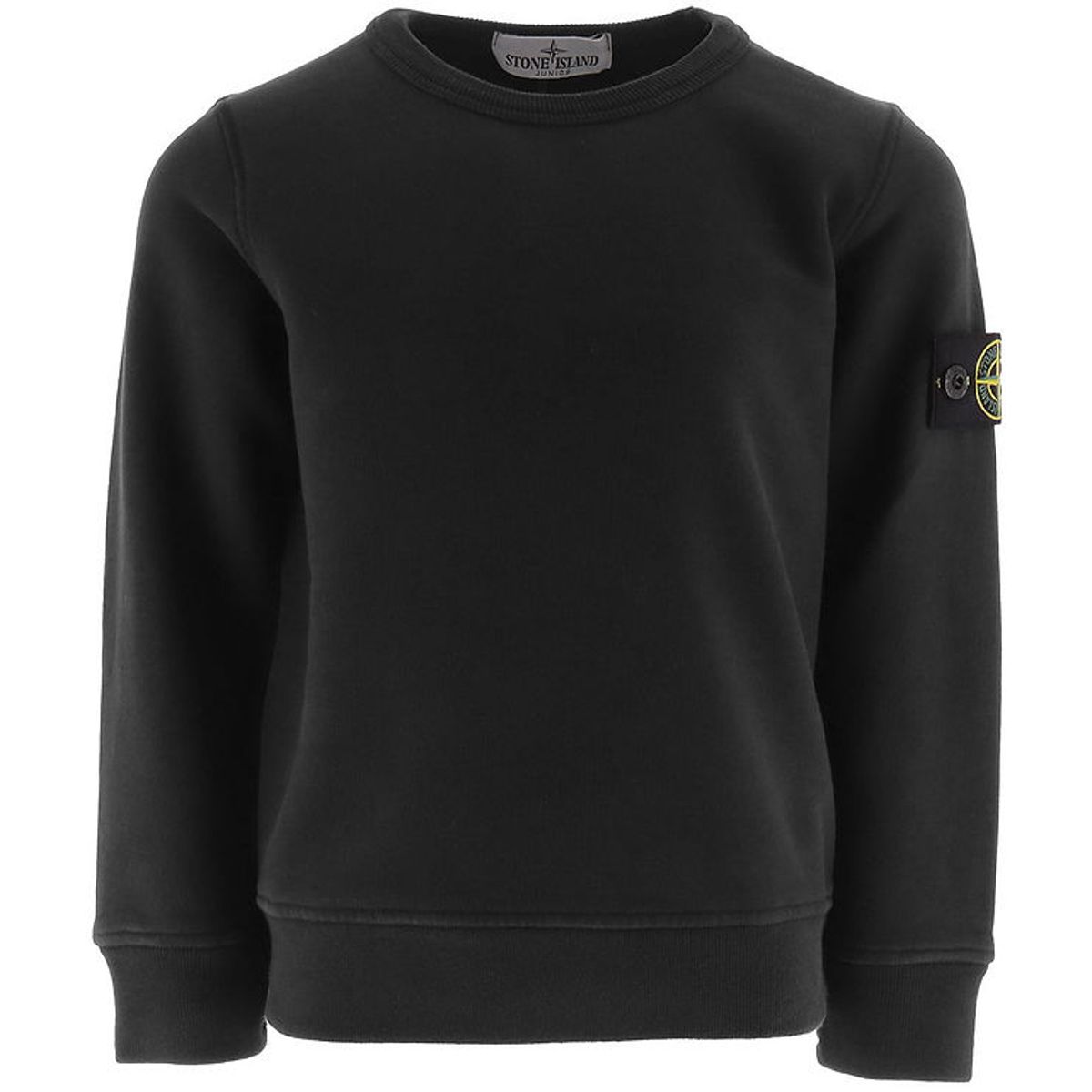 Stone Island Sweatshirt - Sort m. Logo