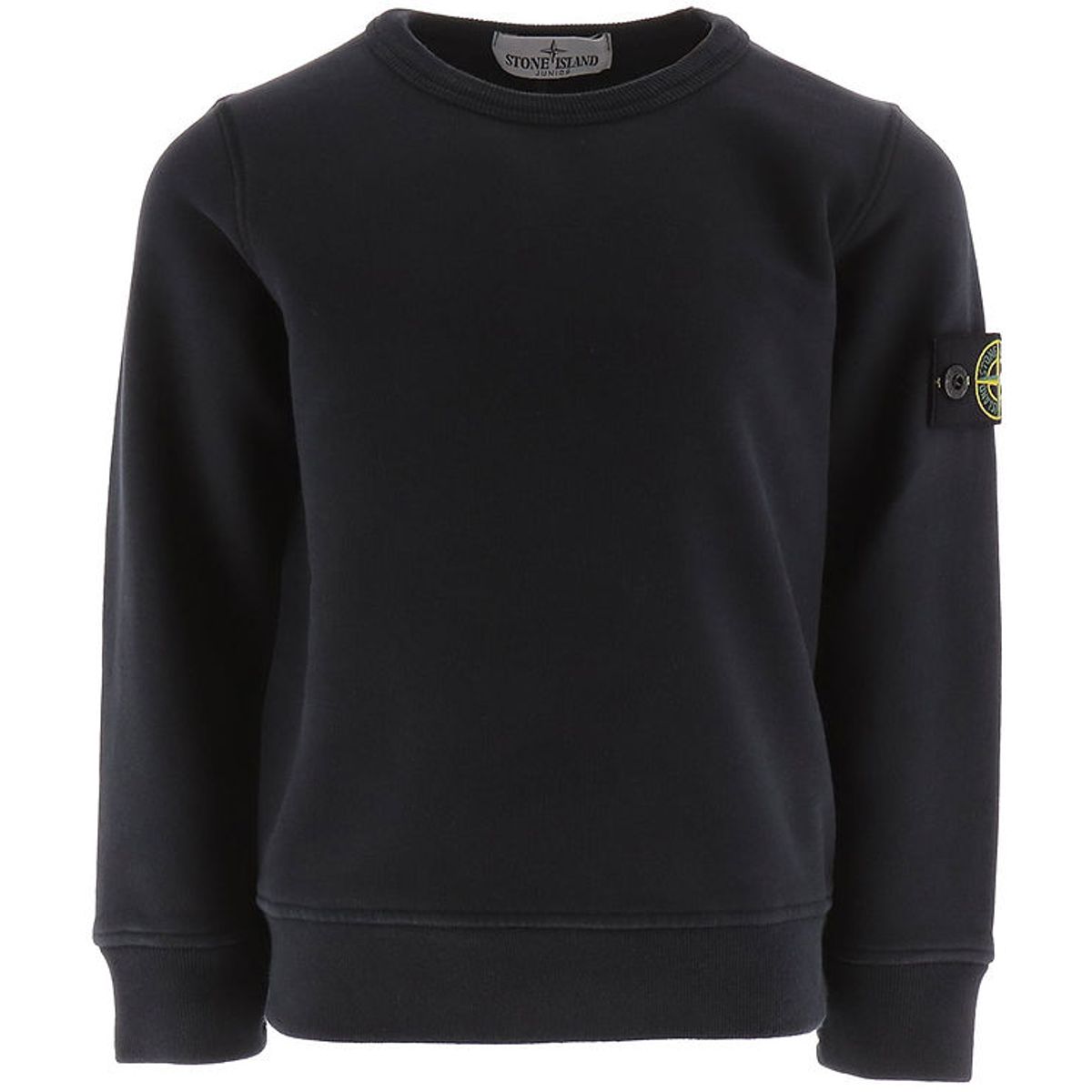 Stone Island Sweatshirt - Navy Blue m. Logo