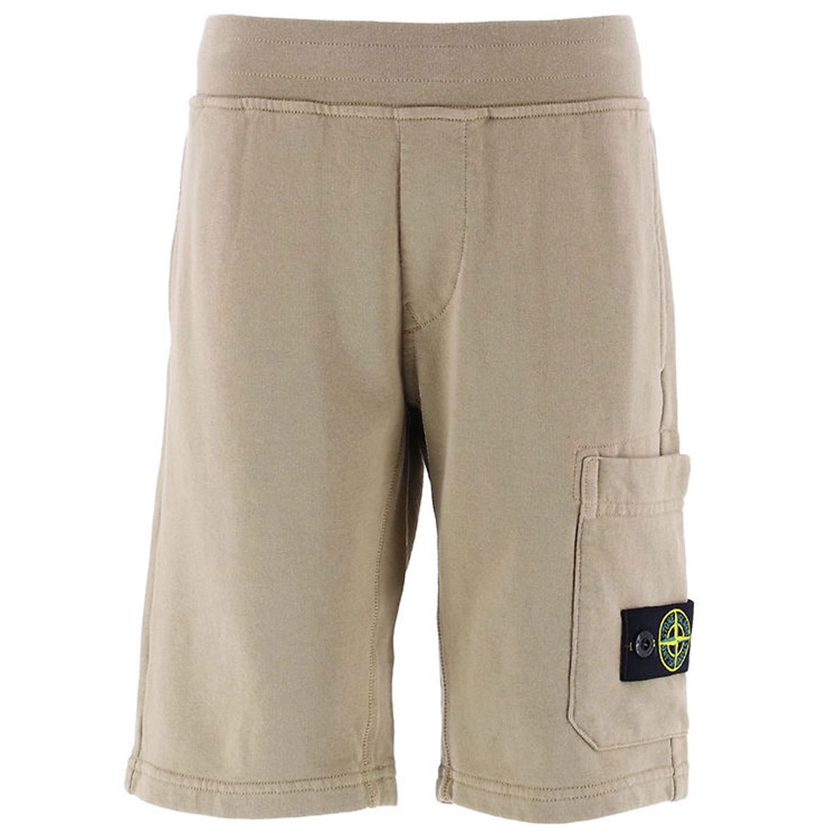 Stone Island Sweatshorts - Deserto m. Logo