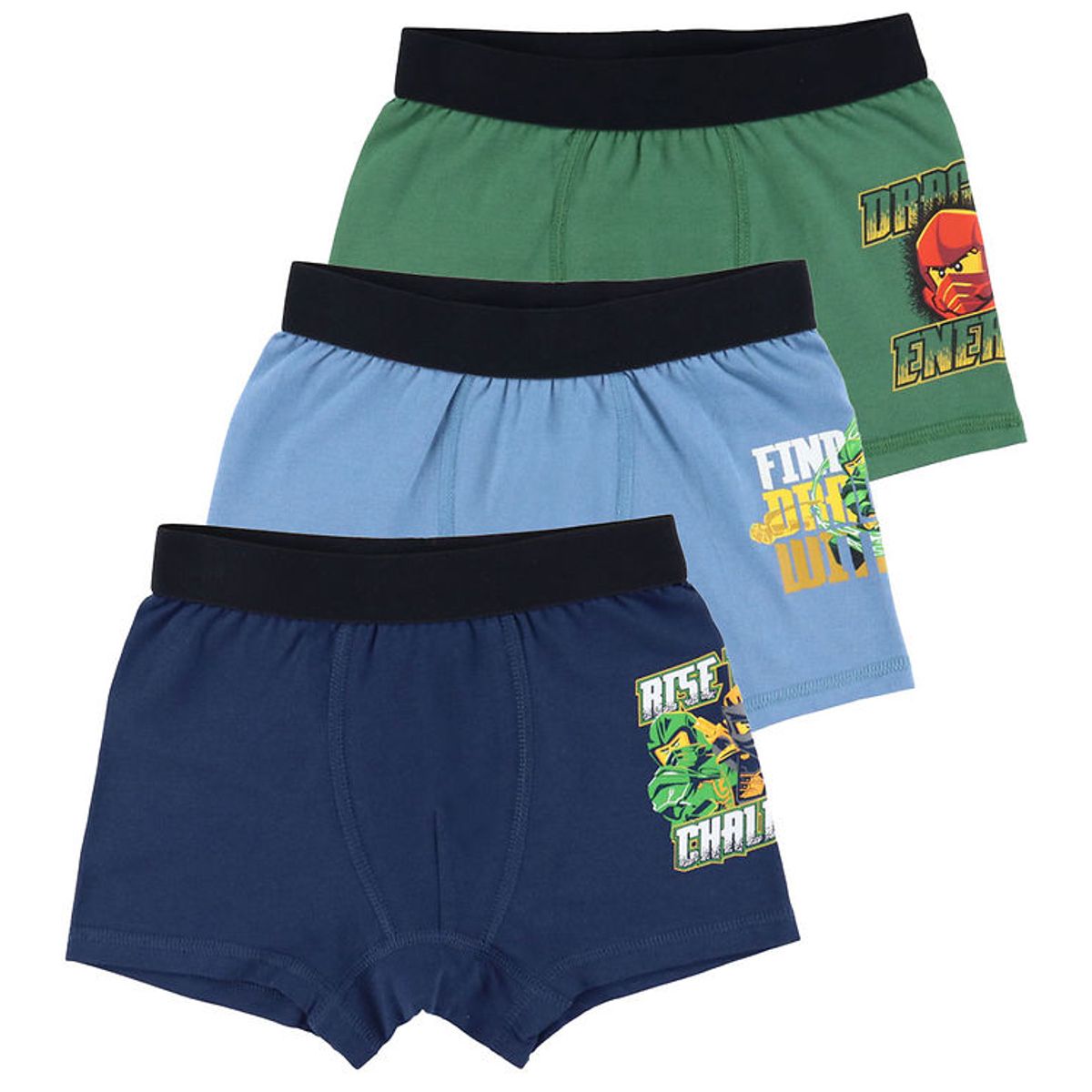 LEGO ® Ninjago Boxershorts - LWAgan - 3-pak - Dark Navy/Lyseblå/G