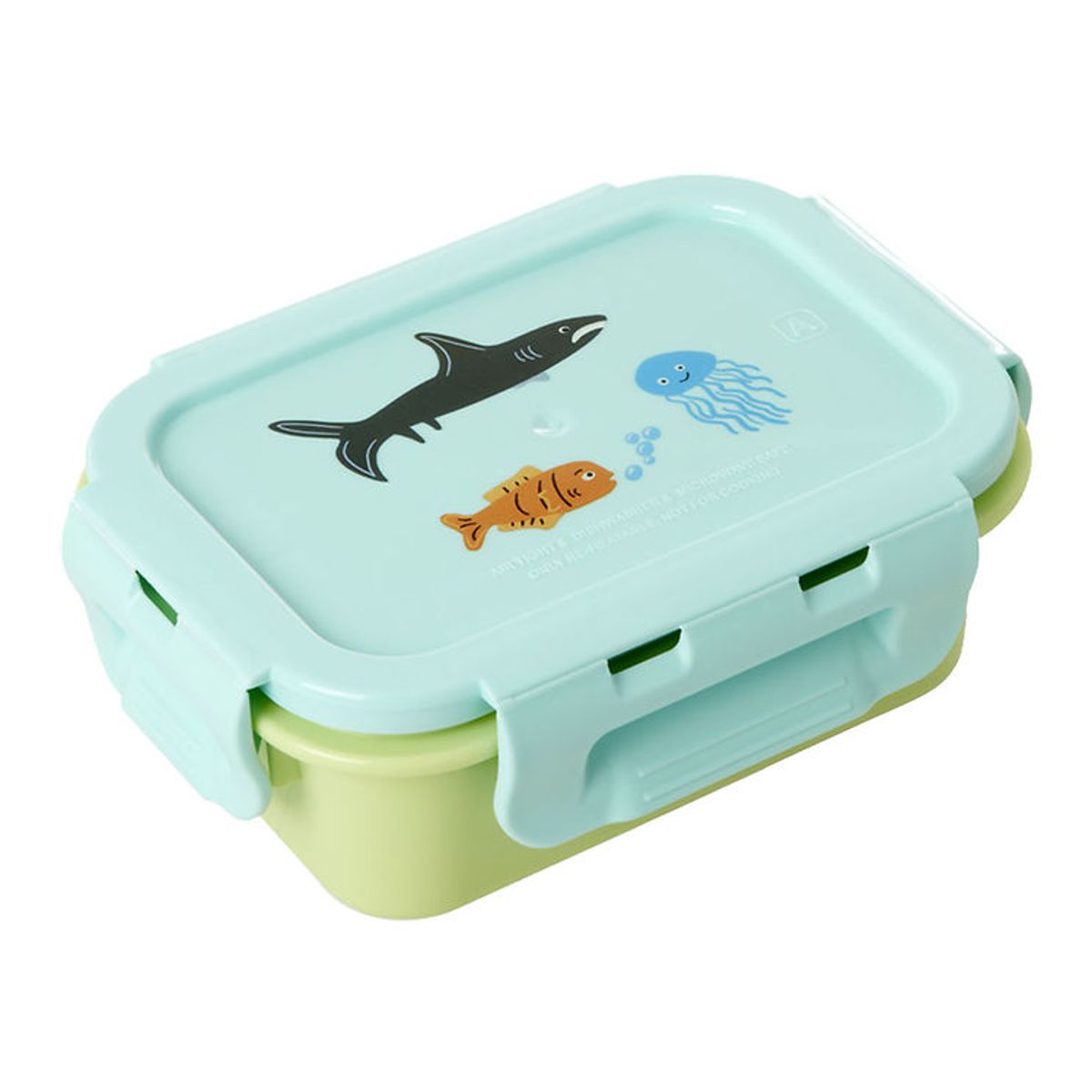 Rice Madkasse - Lunchbox - 250 ml - Mint/Wildlife