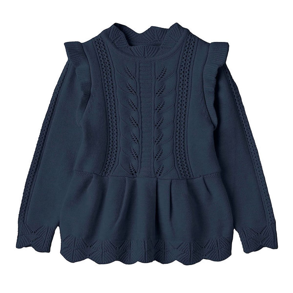 Fliink Bluse - Strik - Alilly Peplum - Insignia Blue