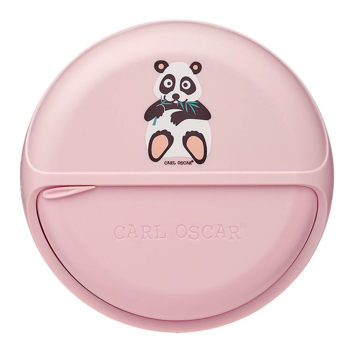 Carl Oscar Snackboks - MiniDisc - 12 cm - Pink m. Panda