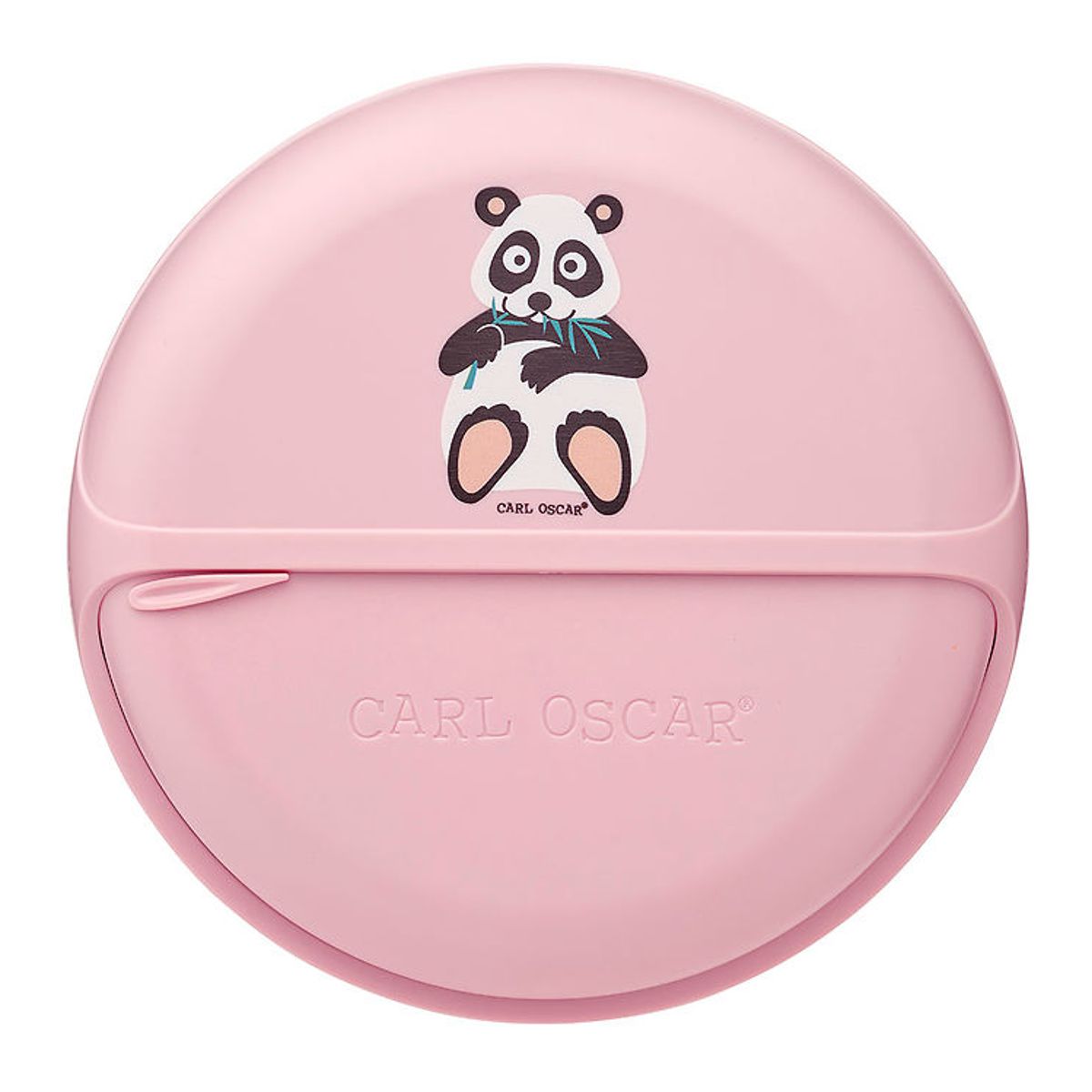 Carl Oscar Snackboks - BentoDisc - 18 cm - Pink m. Panda