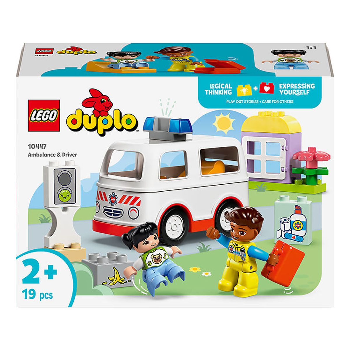 LEGO ® DUPLO ® - Ambulance Og Fører 10447 - 19 Dele