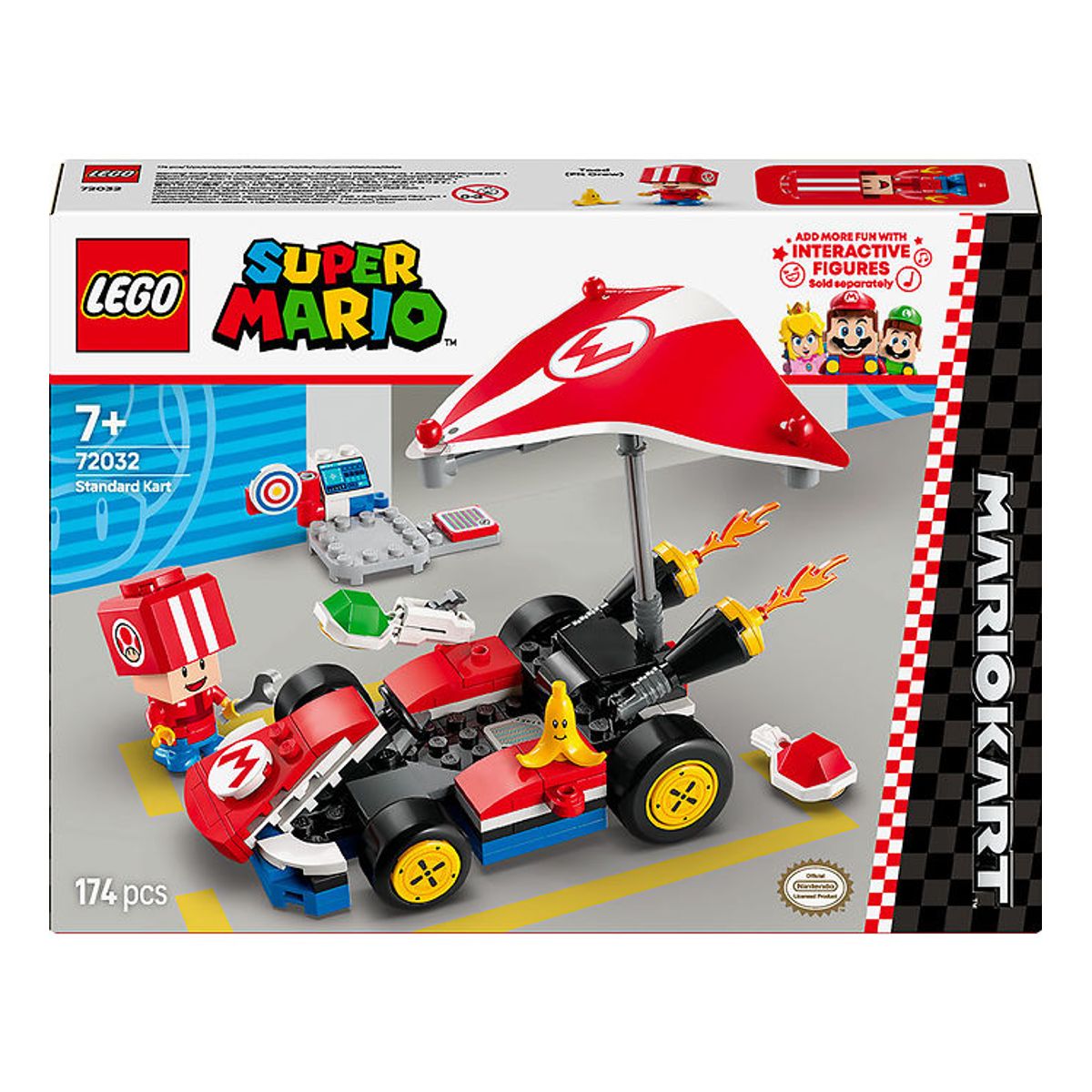 LEGO ® Super Mario - Mario Kart - Standard Kart 72032 - 174 Dele