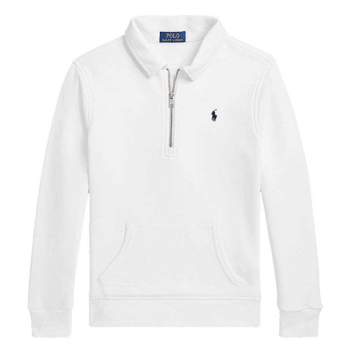 Polo Ralph Lauren Sweatshirt m. Lynlås - Hvid