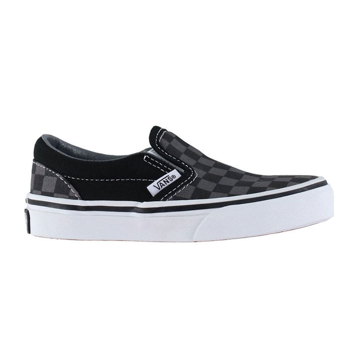 Vans Sko - Classic Slip-On - Sort/Gråternet