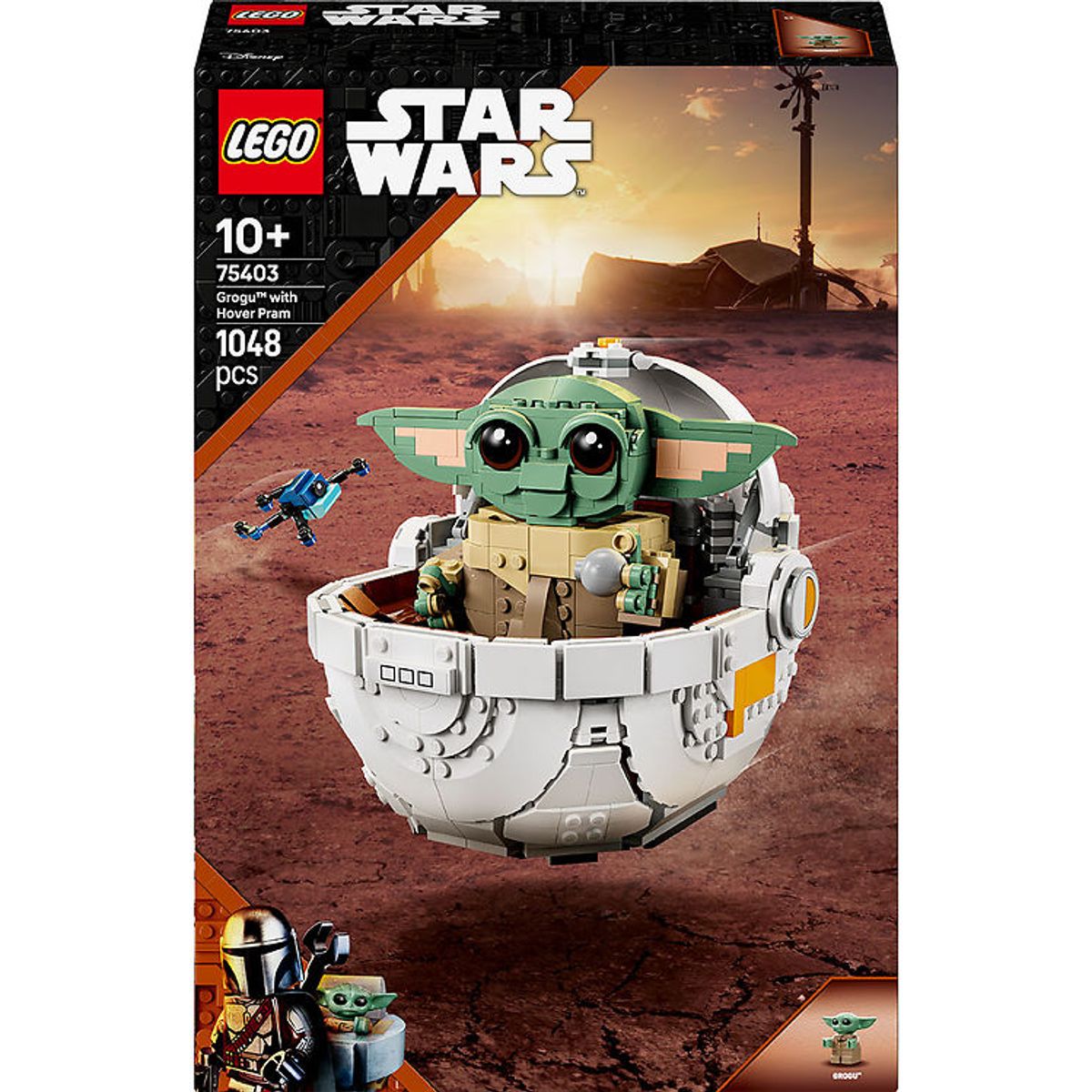 LEGO ® Star Wars - Grogu m. Svævevogn 75403 - 1048 Dele