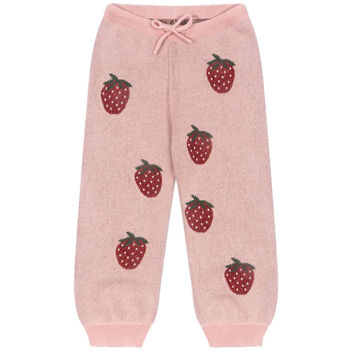 Konges Sløjd Bukser - Strik - Lapis Lurex - Strawberry