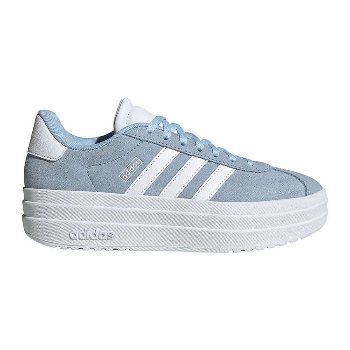 adidas Performance Sko - VL COURT BOLD J - GLOBLU/FTWWHT/FTWWHT