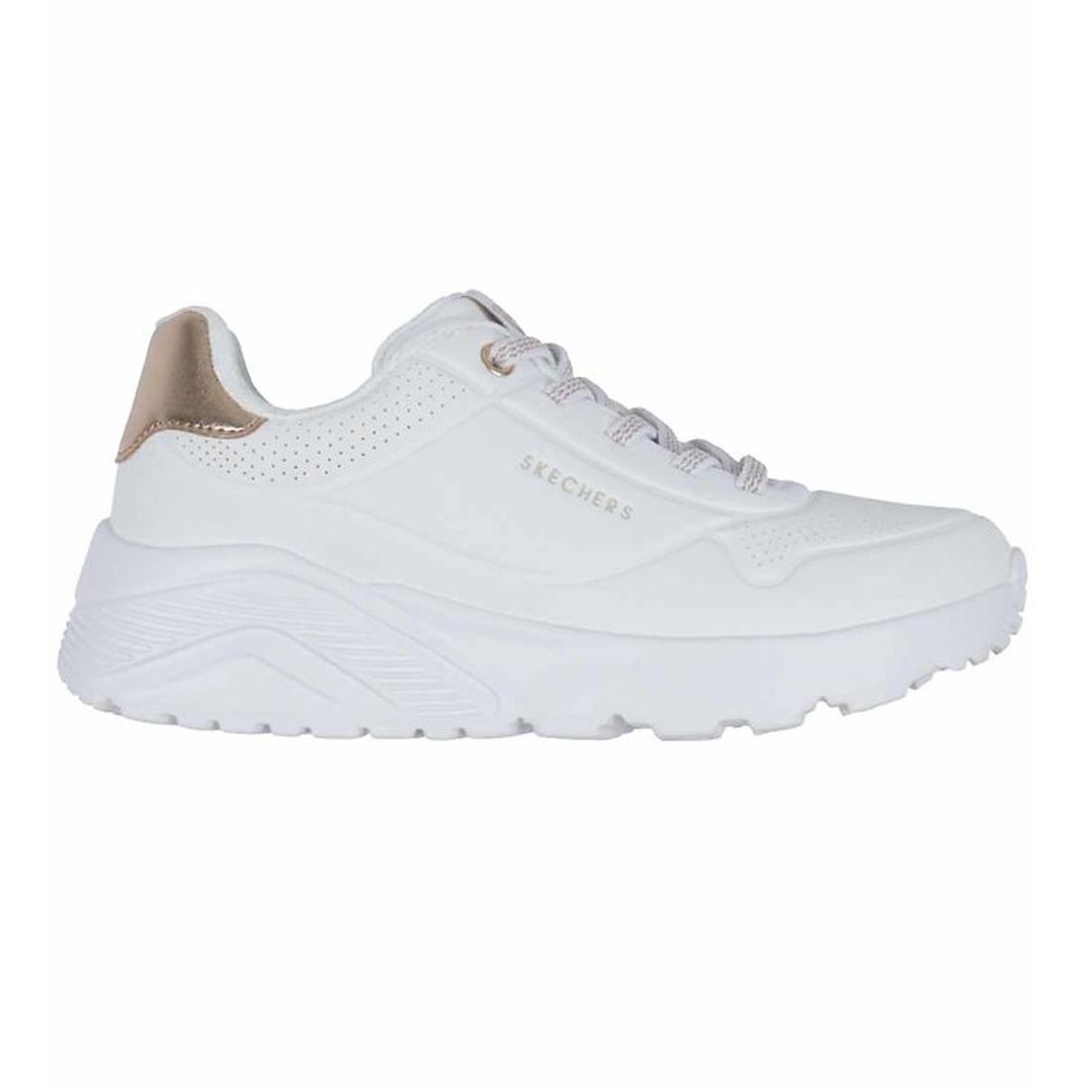 Skechers Sko - UNO Lite-Matallic Mode - Hvid