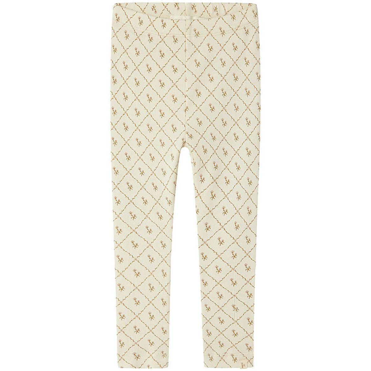 Lil Atelier Leggings - Rib - NmfGago - Turtledove