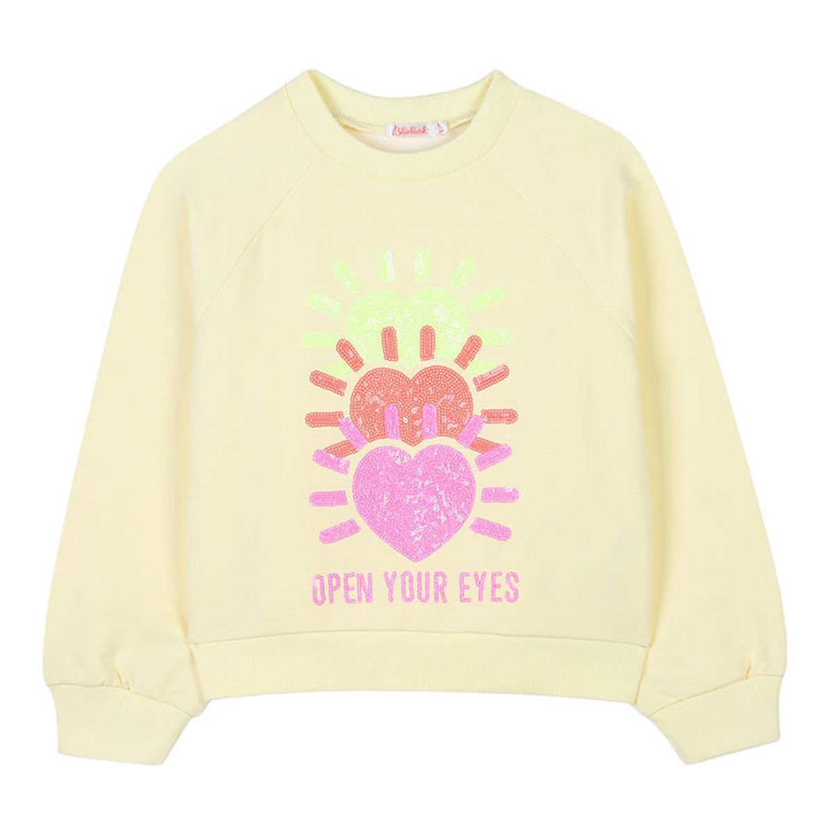 Billieblush Sweatshirt - Gul m. Pailletter