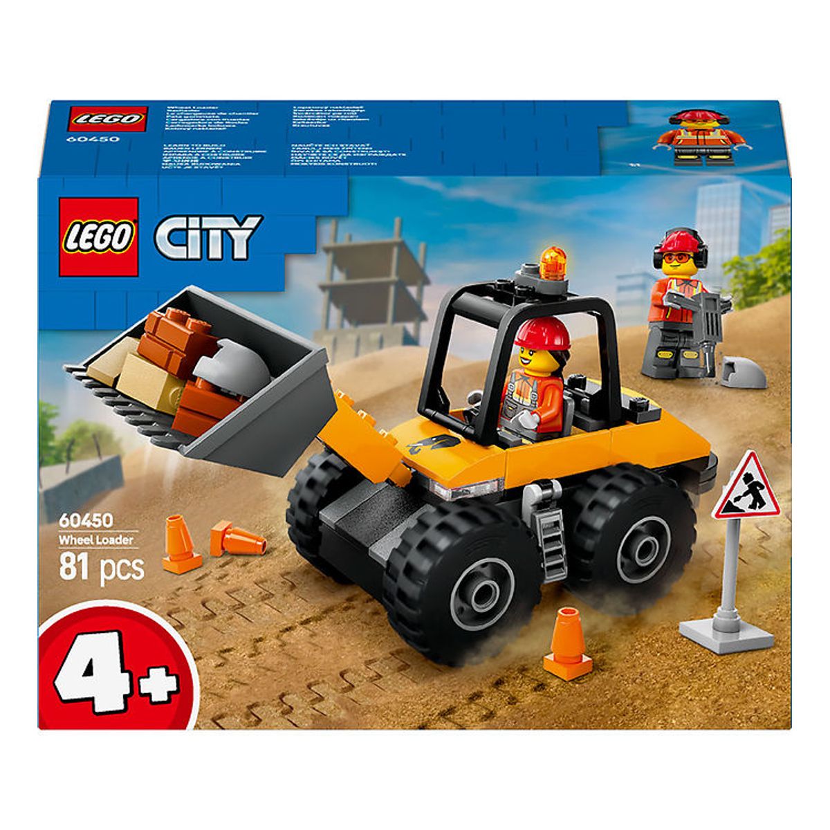 LEGO ® City - Gul Gummiged 60450 - 81 Dele