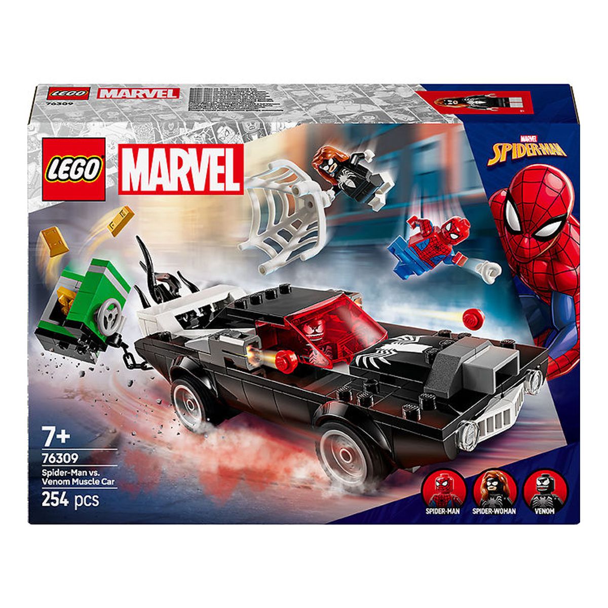 LEGO ® Marvel - Spider-Man Mod Venom-Muskelbil 76309 - 254 Dele