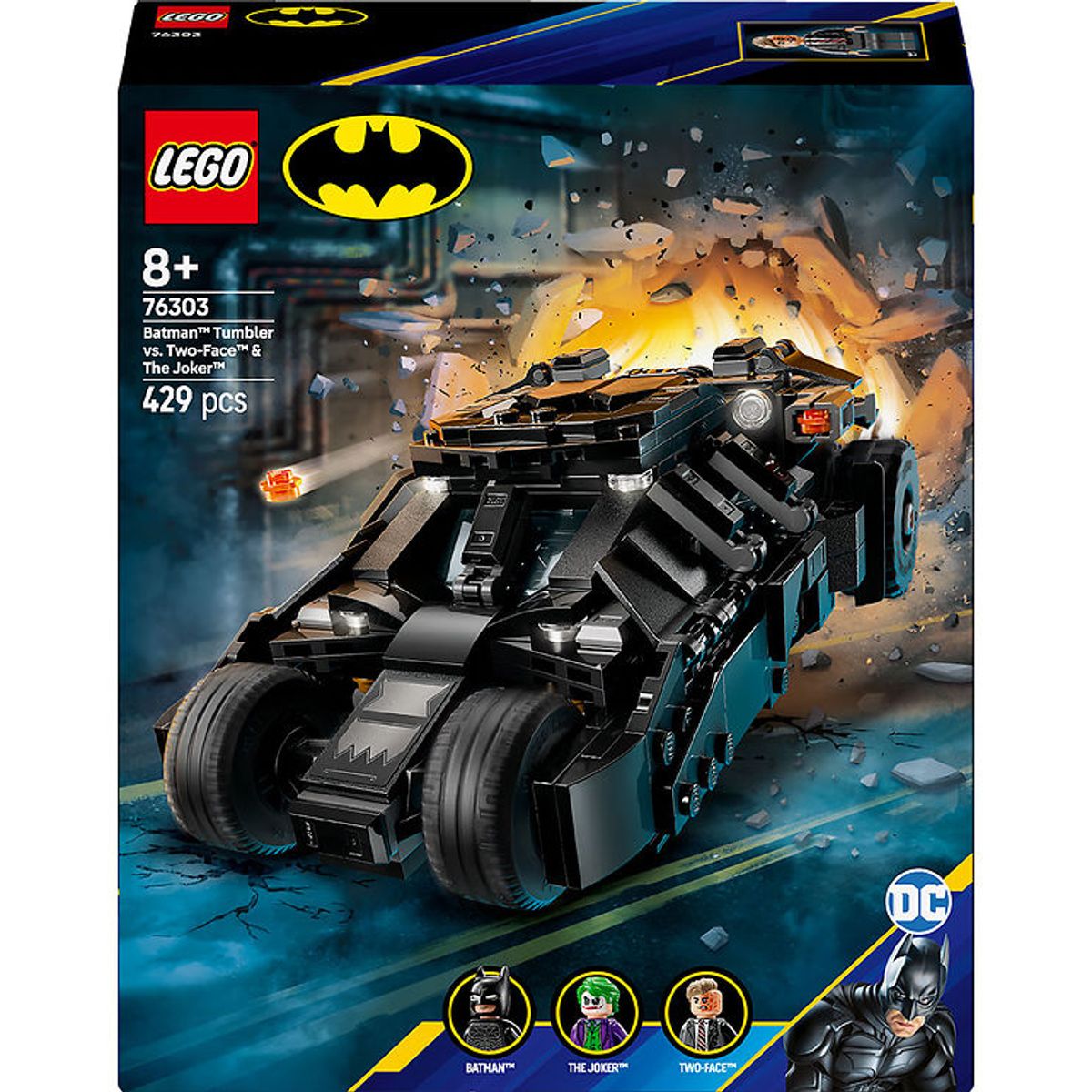 LEGO ® Batman - Batmans Tumbler mod Two-Face og Jokeren 76303 - 4