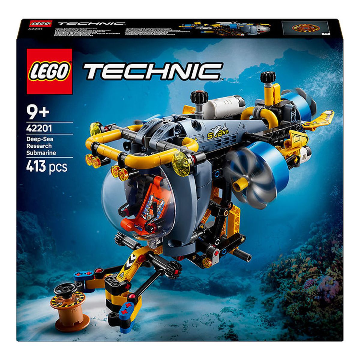 LEGO ® Technic - Dybhavsforsknings-Ubåd 42201 - 413 Dele