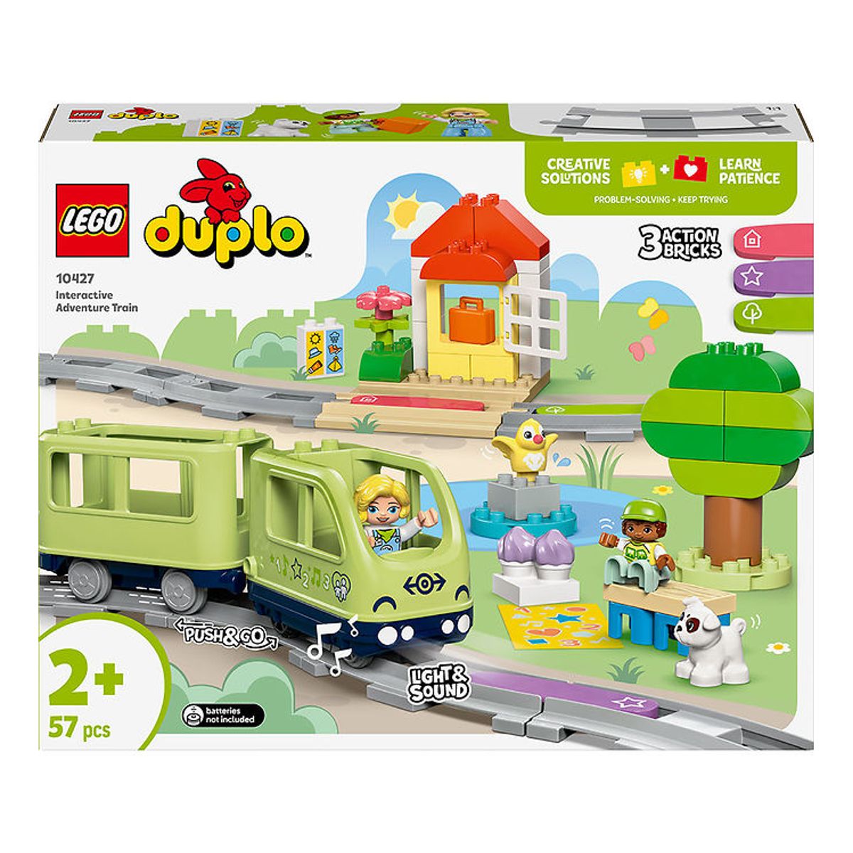 LEGO ® DUPLO - Interaktivt Oplevelsestog 10427 - 57 Dele