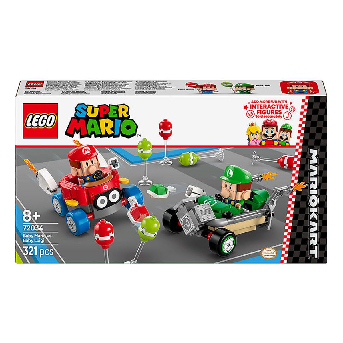 LEGO ® Super Mario - Mario Kart: Baby Mario ... 72034 - 321 Dele