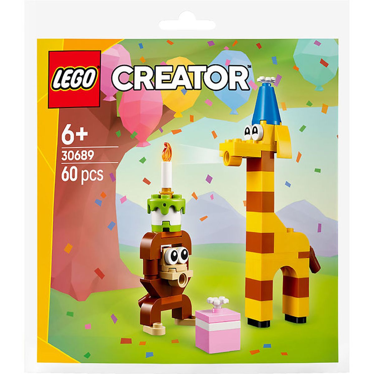 LEGO ® Creator - Fødselsdagsfestdyr 30689 - 60 Dele