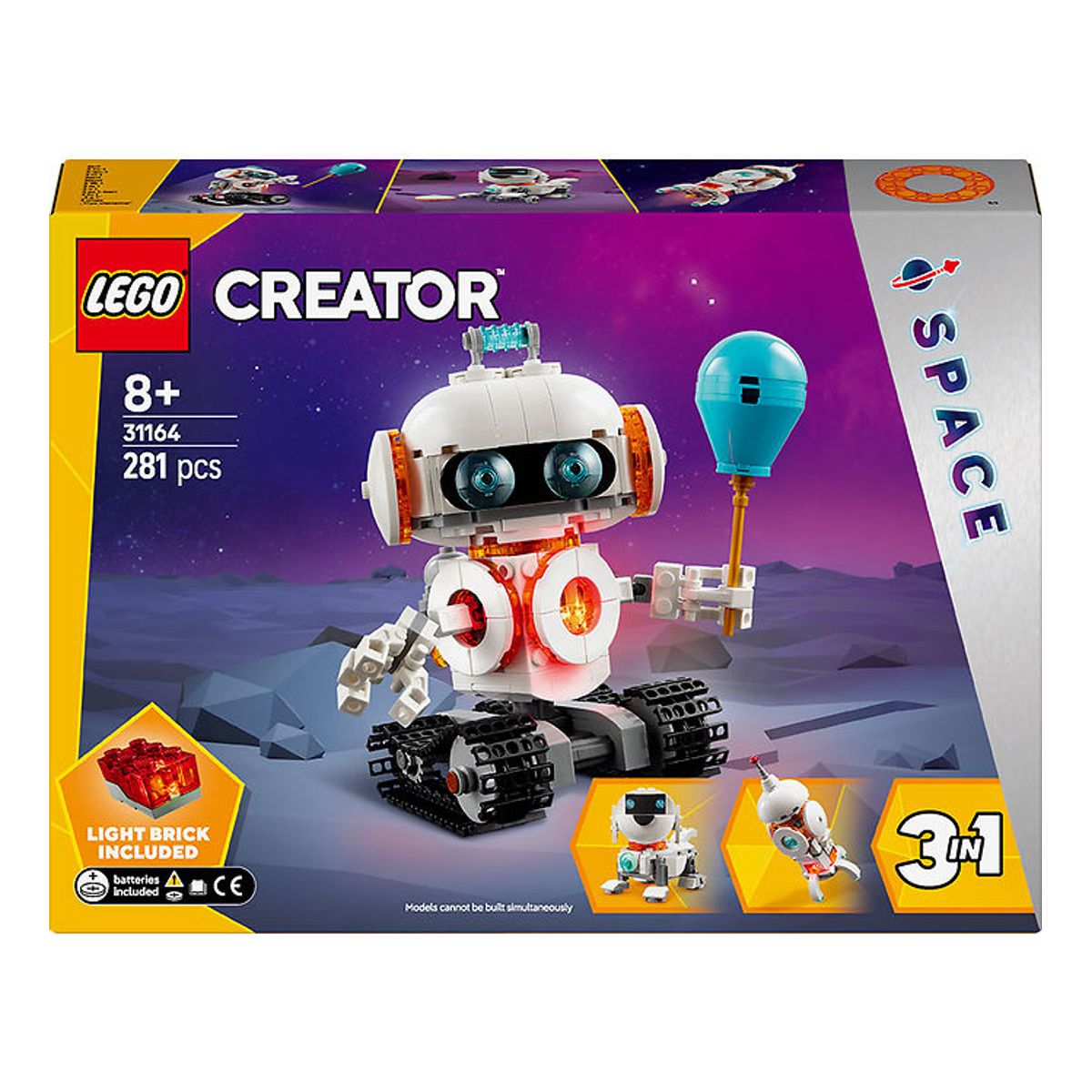 LEGO ® Creator - Rumrobot 31164 - 3-i-1 - 281 Dele