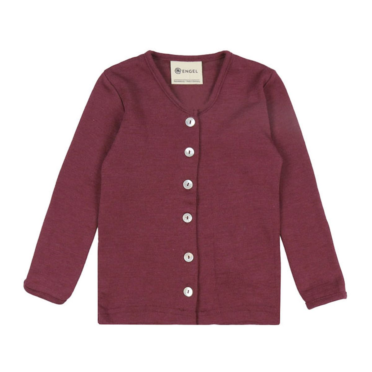 Engel Cardigan - Uld/Silke - Orchid