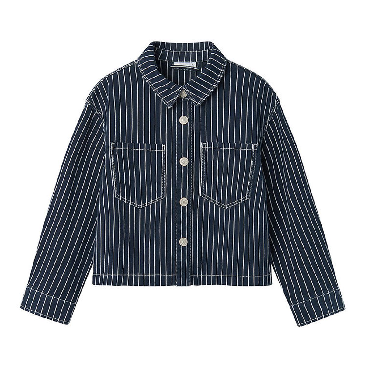 Name It Denimjakke - NkfZoe - Navy Blazer Stripes