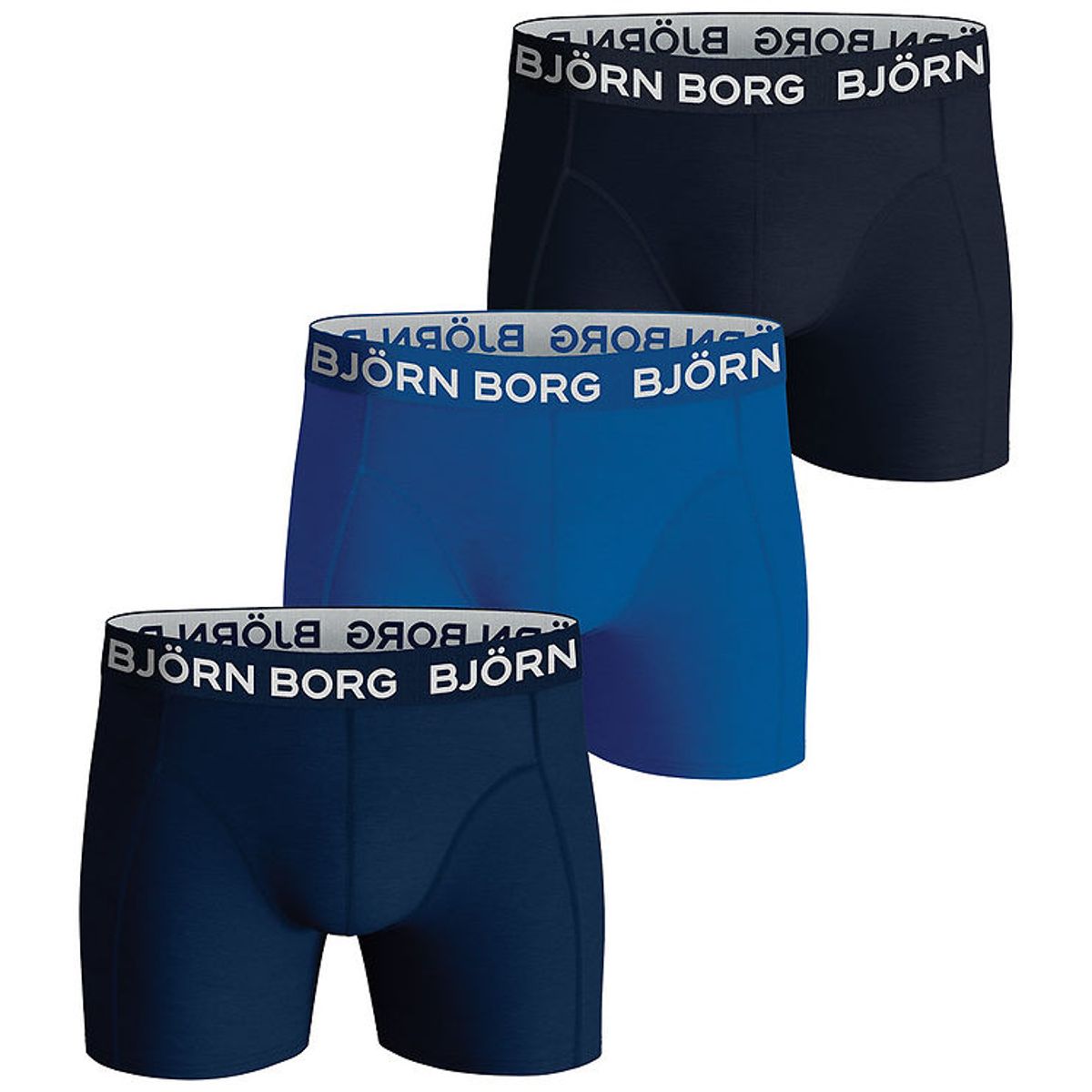 Björn Borg Boxershorts - 3-pak - Blå