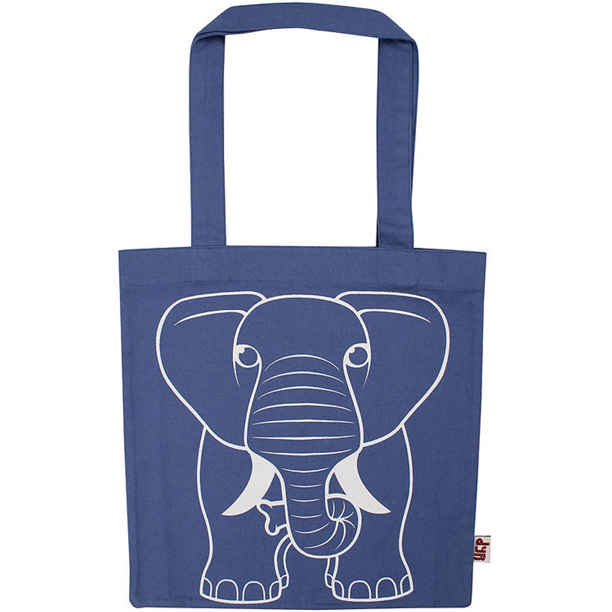 DYR-Cph Shopper - Dusty Blue m. Elefant