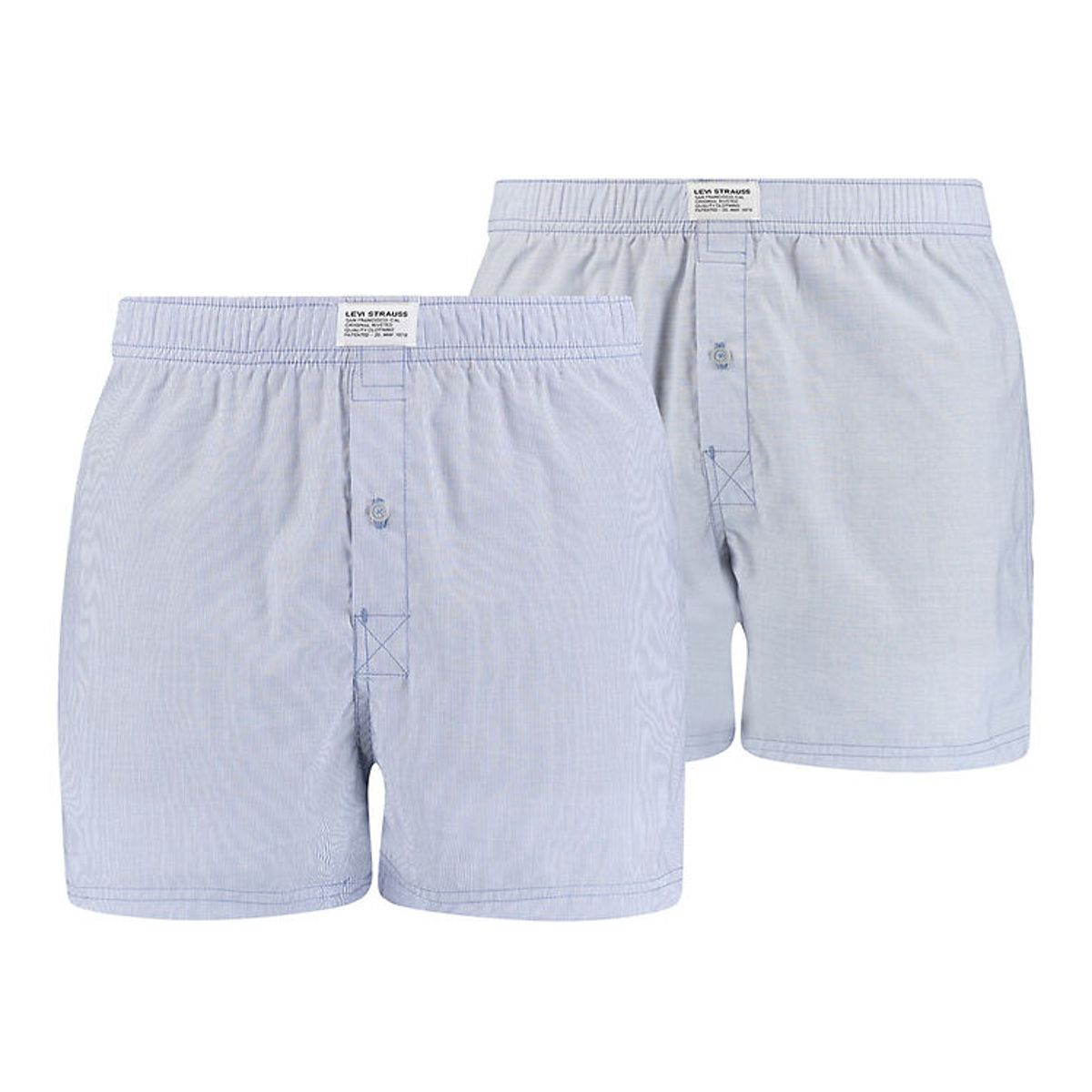 Levis Boxershorts - 2-pak - Woven - Light Blue