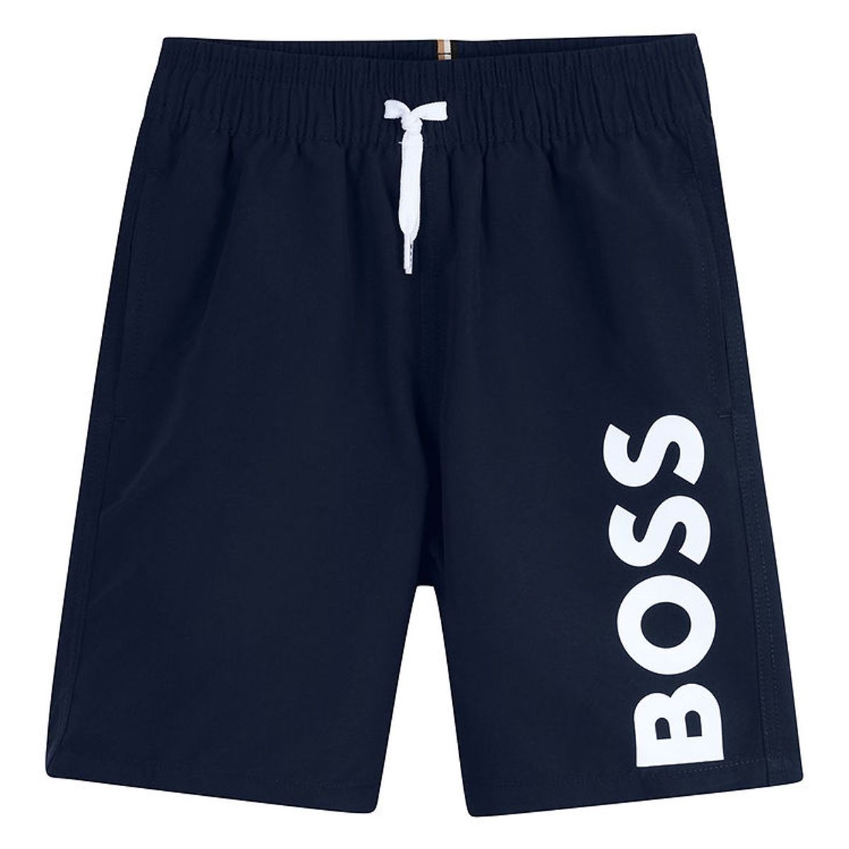 BOSS Badeshorts - Navy m. Hvid