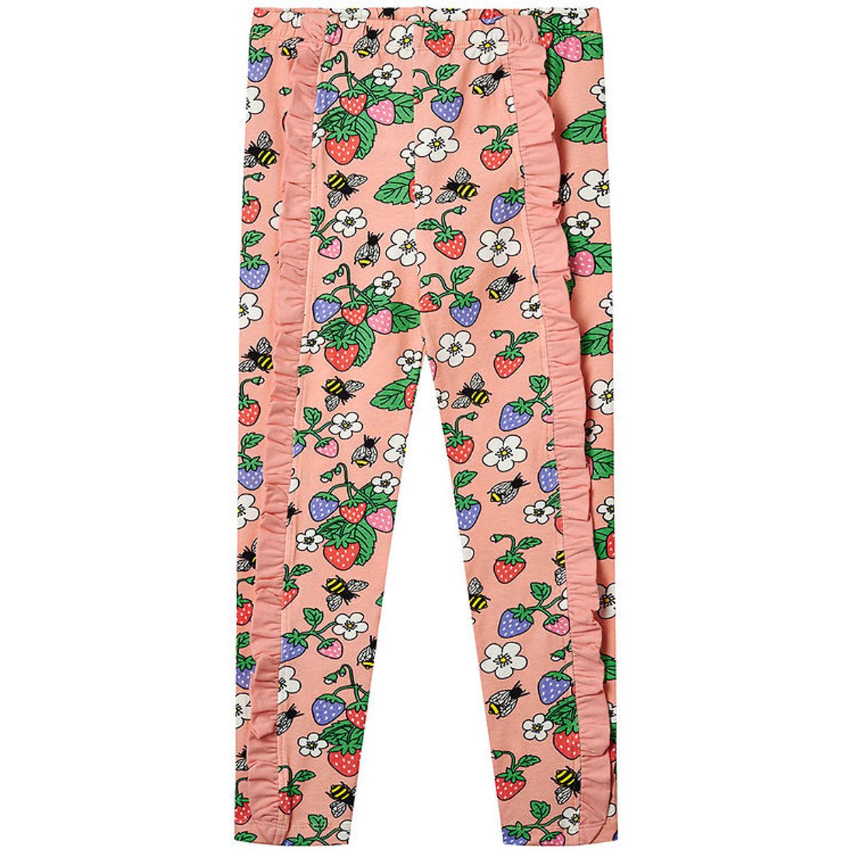 Småfolk Leggings - Blossom m. Jordbær