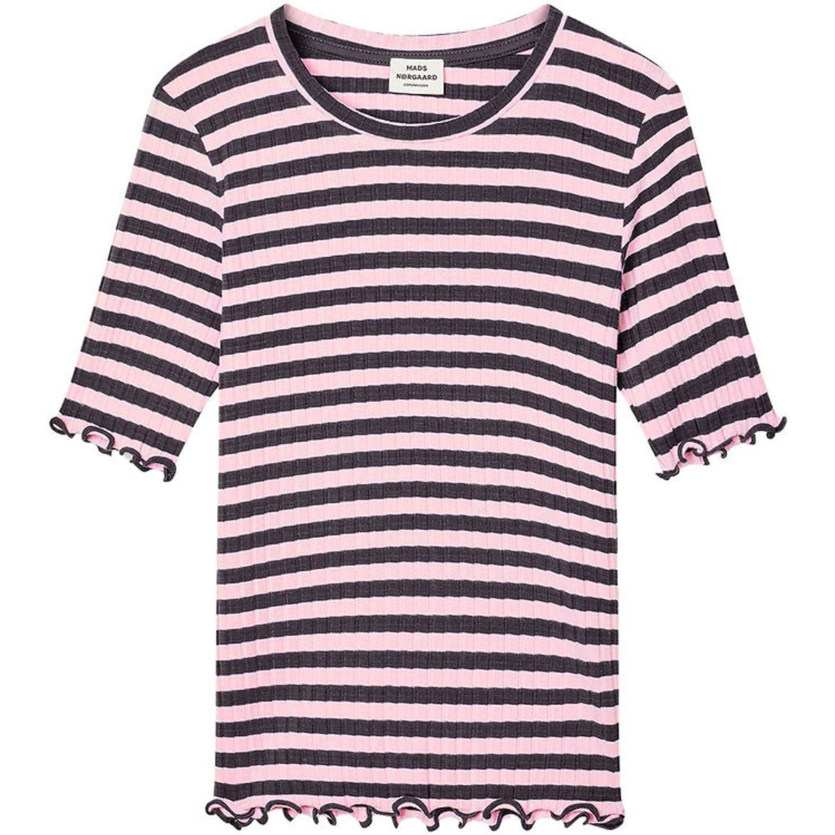 Mads Nørgaard T-shirt - Rib - Tuviana - Parisian Night/Parfait P