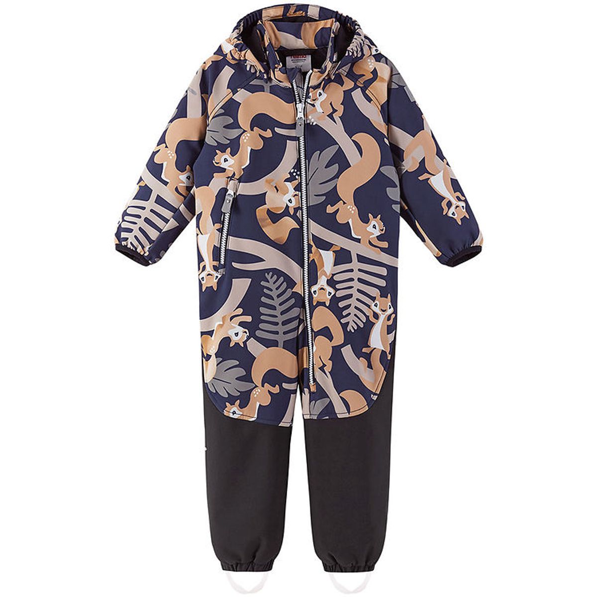 Reima Softshelldragt m. Fleecefor - Mjosa - Navy m. Print