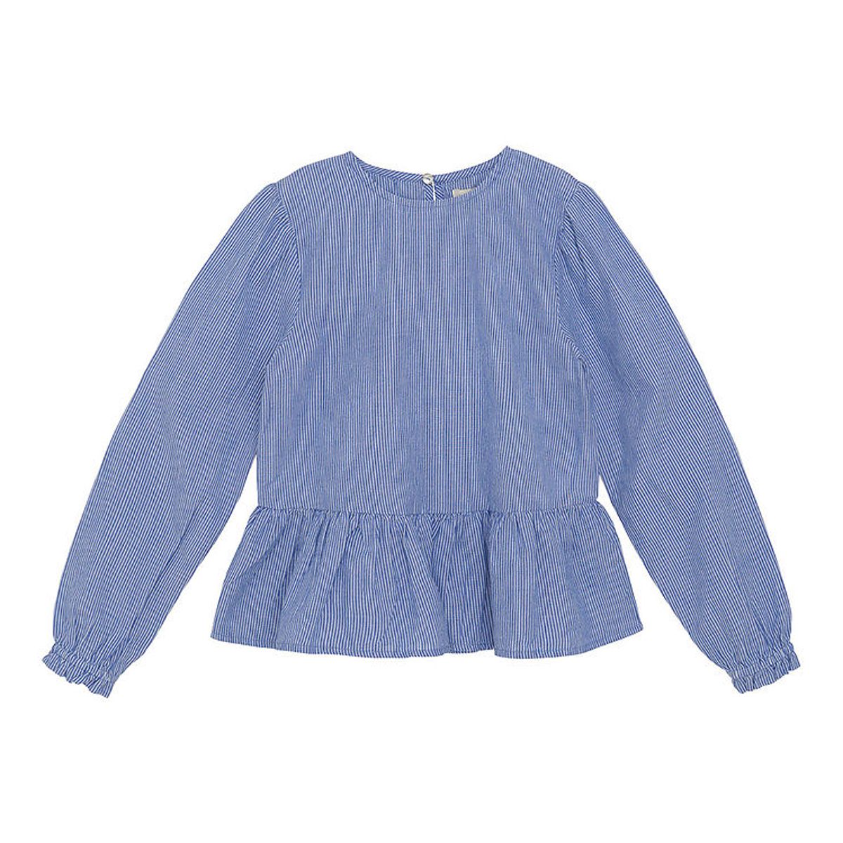 Creamie Bluse - Woven Stripe - Dazzling Blue