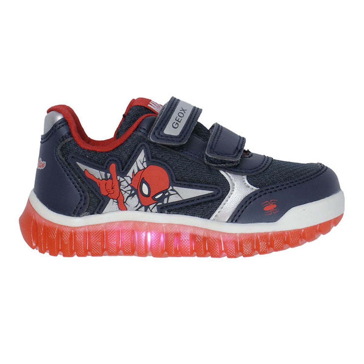 Geox Blinkesko - B Lightyloo - Marvel Spider-Man - Navy/Red