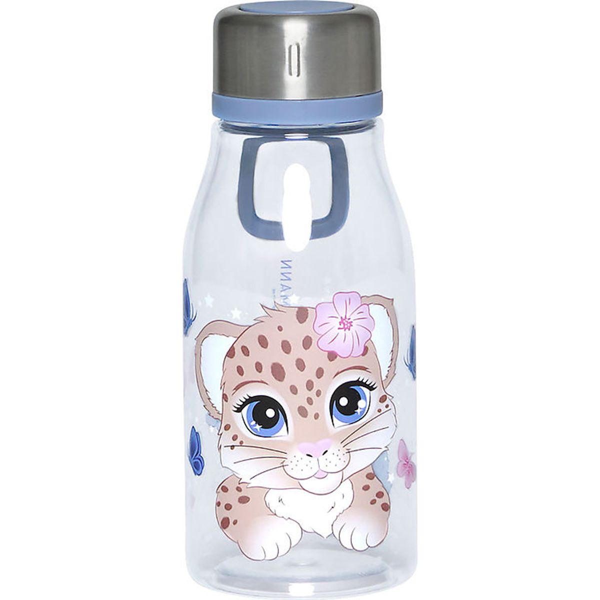 Beckmann Drikkedunk - 400 ml - Cheetah - Mørkeblå