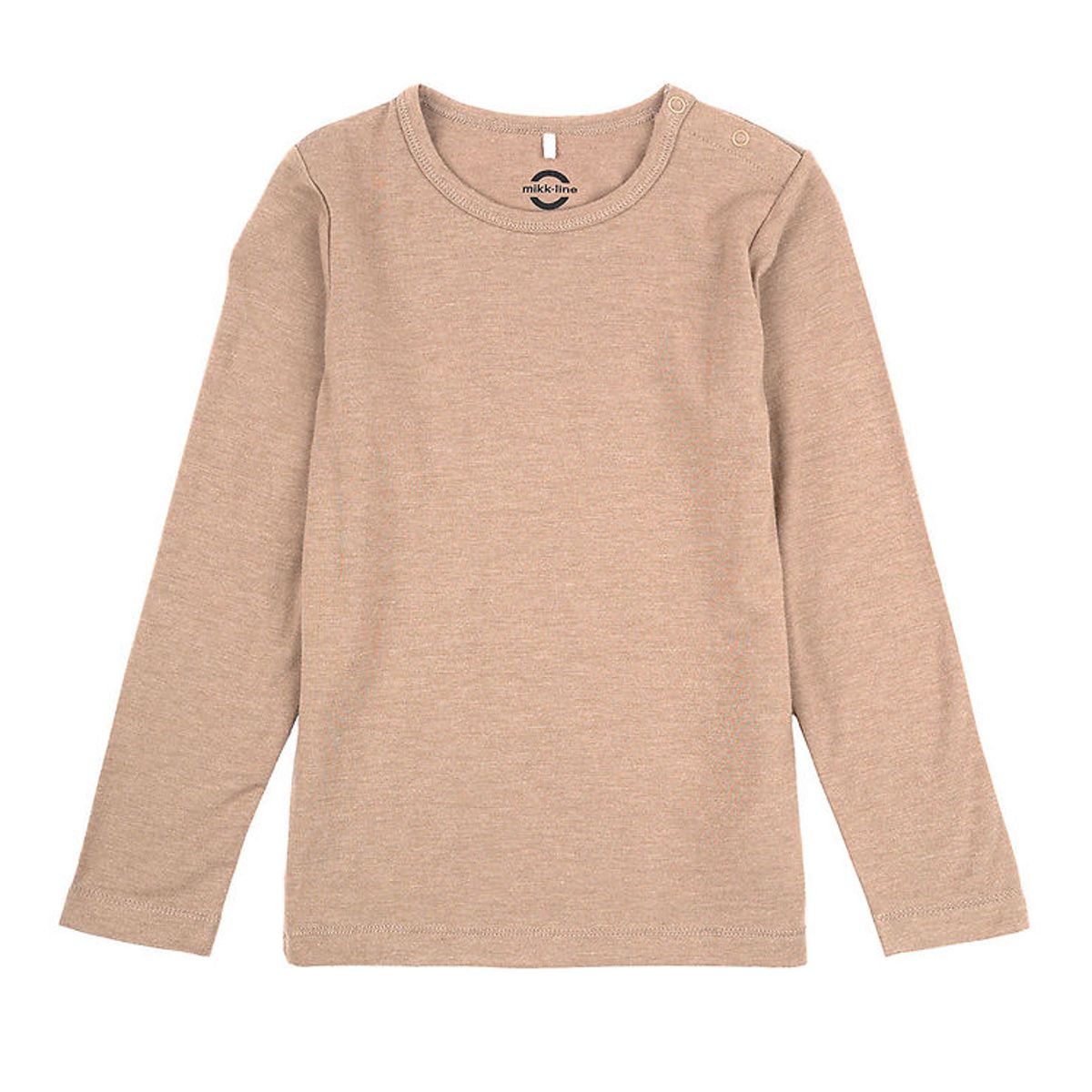 Mikk-Line Bluse - Uld/Bambus - Warm Taupe