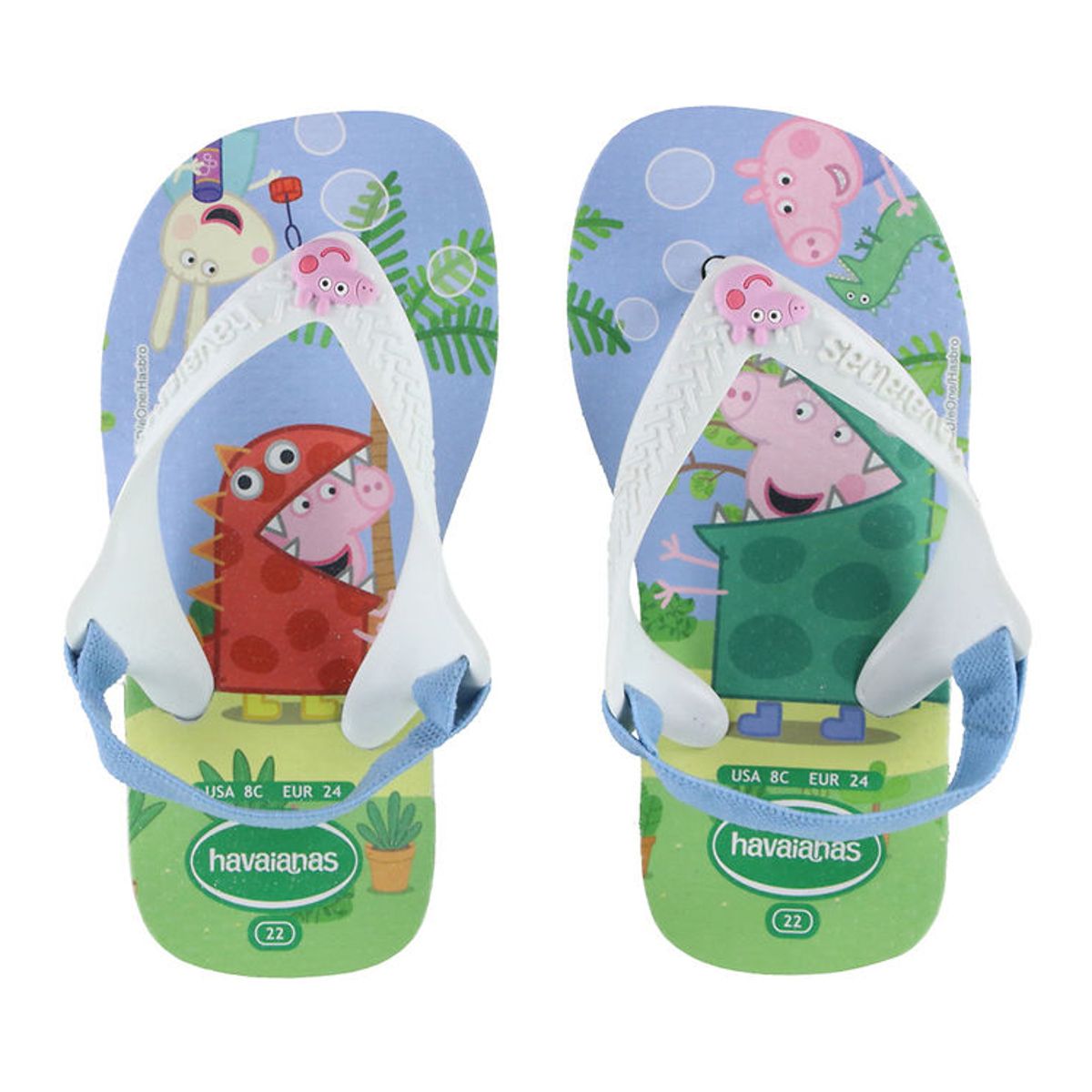 Havaianas Klipklapper - Baby Peppa Pig - Hvid