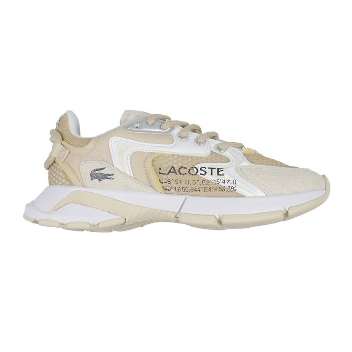 Lacoste Sko - Neo 124 - Tan/White